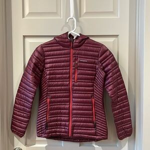 Patagonia hooded down jacket